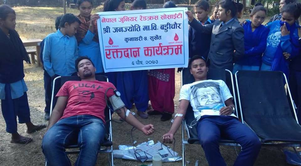 जनज्योतीमा रक्तदान
