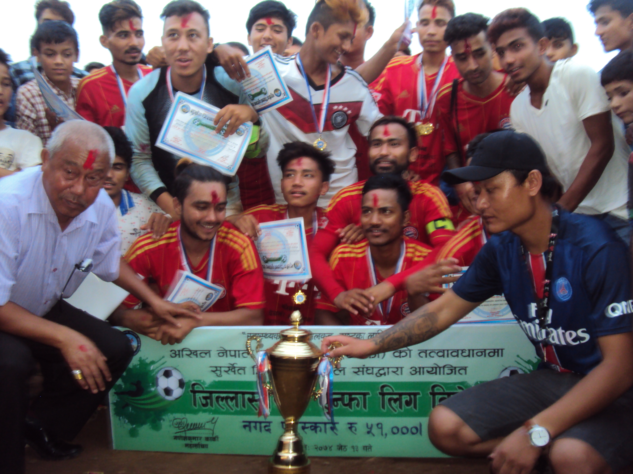 एबीसीले जित्यो एन्फा लिग