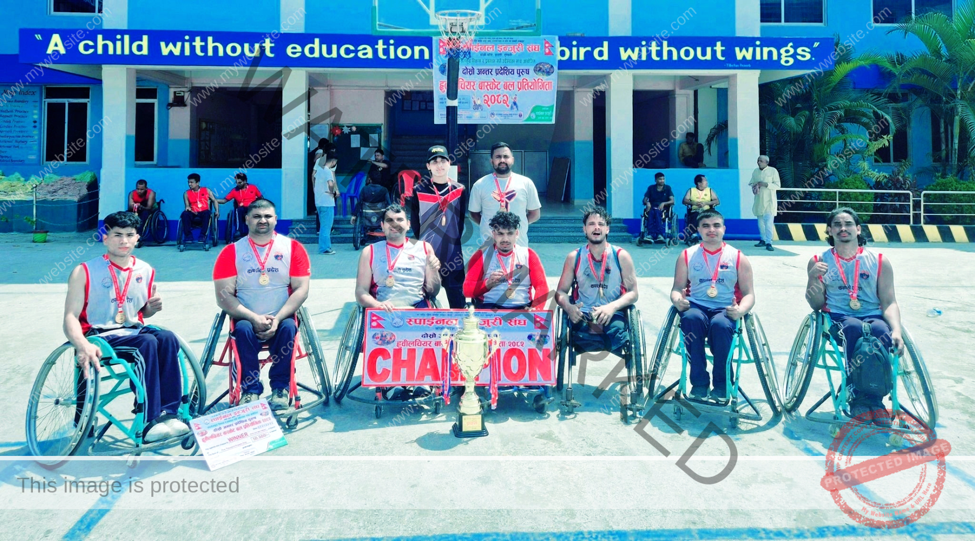 अन्तरप्रदेश ह्विलचियर बास्केटबलमा कर्णाली च्याम्पियन